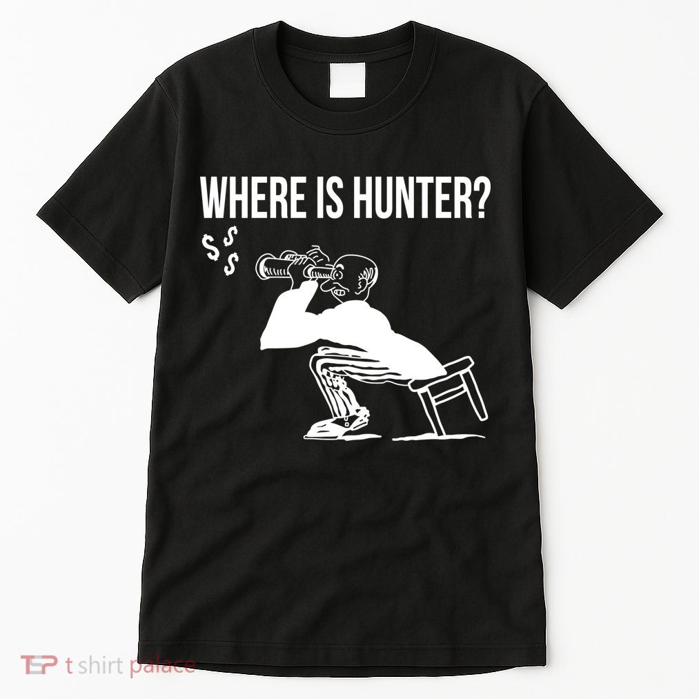 Where Is Hunter Political Humor Pro Trump Tall T-Shirt