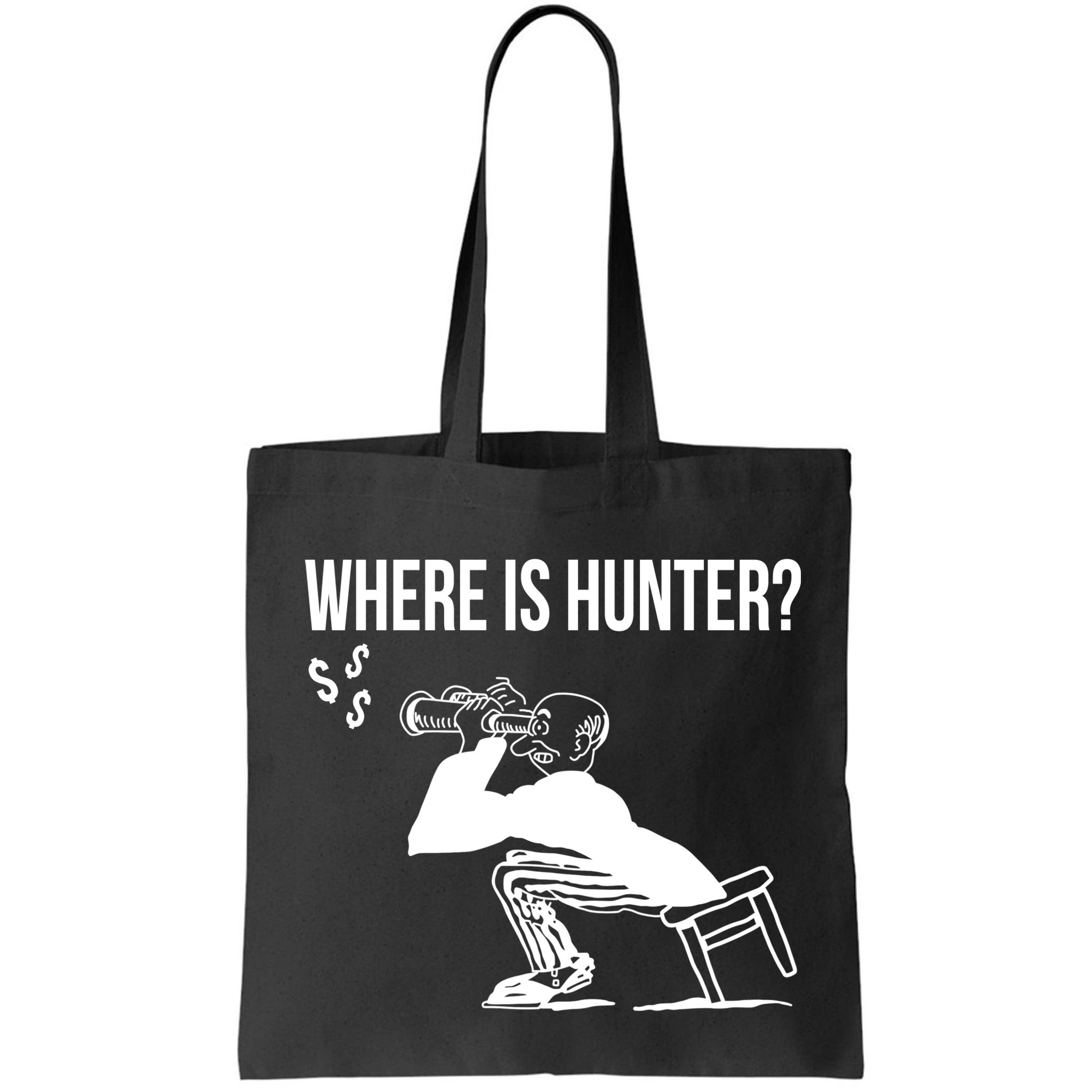 Where Is Hunter Political Humor Pro Trump Bag