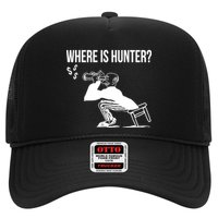 Where Is Hunter Political Humor Pro Trump Trucker Hat