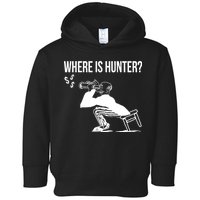 Where Is Hunter Political Humor Pro Trump Toddler Hoodie