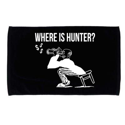 Where Is Hunter Political Humor Pro Trump Microfiber Hand Towel