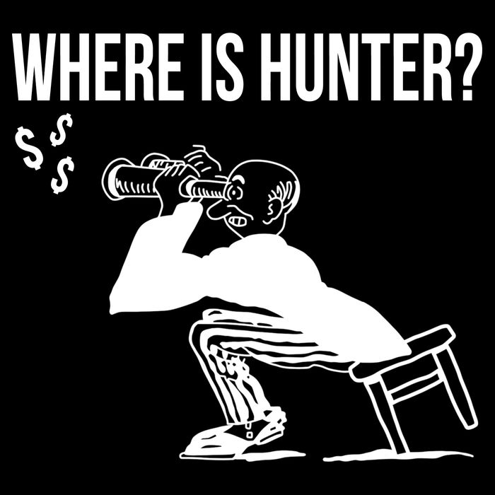Where Is Hunter Political Humor Pro Trump Zip Tote Bag