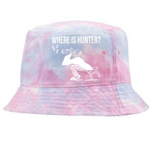 Where Is Hunter Political Humor Pro Trump Tie-Dyed Bucket Hat