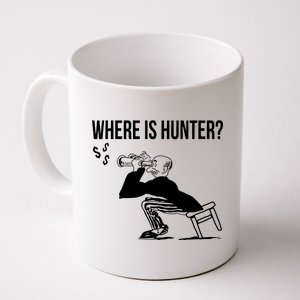 Where Is Hunter Political Humor Pro Trump Coffee Mug