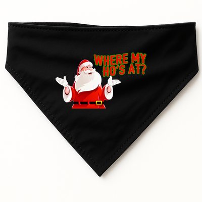 Where My Hoe's At USA-Made Doggie Bandana