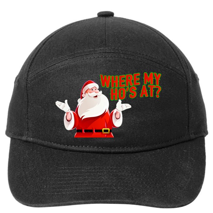 Where My Hoe's At 7-Panel Snapback Hat