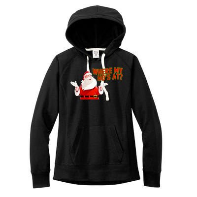 Where My Hoe's At Women's Fleece Hoodie