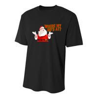 Where My Hoe's At Youth Performance Sprint T-Shirt