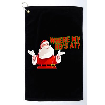 Where My Hoe's At Golf Towel