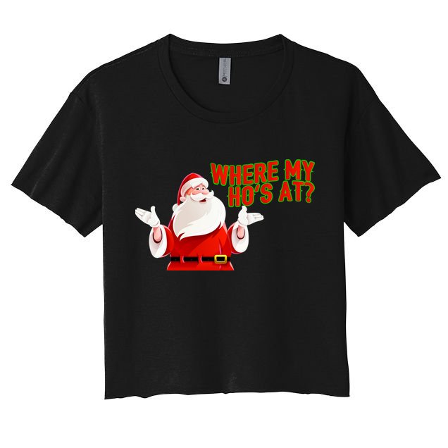 Where My Hoe's At Crop Top