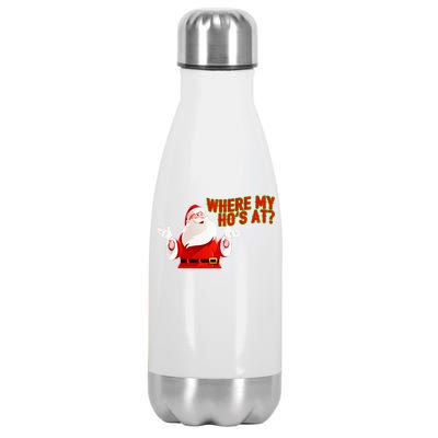 Where My Hoe's At Stainless Steel Insulated Water Bottle