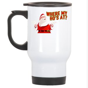 Where My Hoe's At Stainless Steel Travel Mug