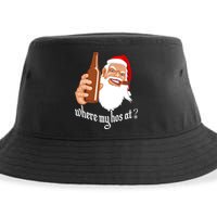 Where My Hos At? Christmas Sustainable Bucket Hat