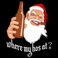 Where My Hos At? Christmas Sustainable Bucket Hat