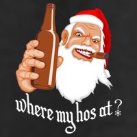 Where My Hos At? Christmas Adult Drive Performance Visor