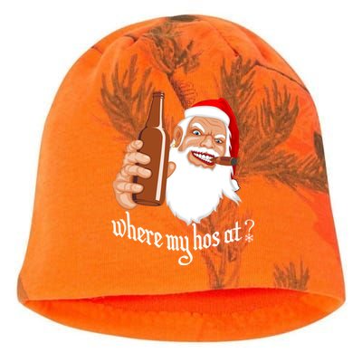 Where My Hos At? Christmas Kati - Camo Knit Beanie