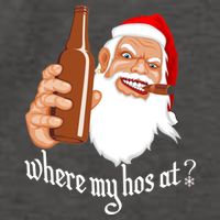 Where My Hos At? Christmas Vector Backpack