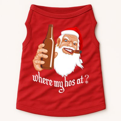 Where My Hos At? Christmas Doggie Tank