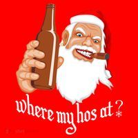 Where My Hos At? Christmas T-Shirt