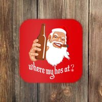 Where My Hos At? Christmas Coaster