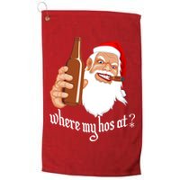 Where My Hos At? Christmas Golf Towel