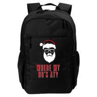 Where My Ho's At? Funny Xmas Backpack