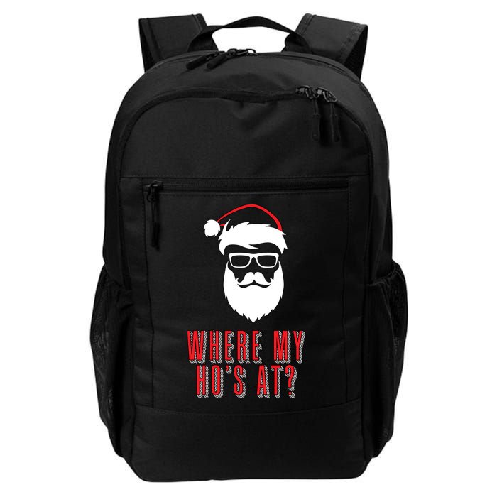 Where My Ho's At? Funny Xmas Backpack