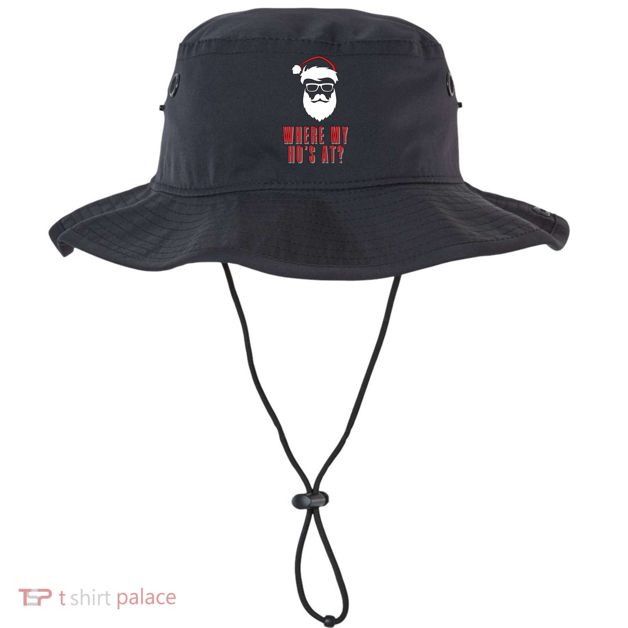 Where My Ho's At? Funny Xmas Bucket Hat