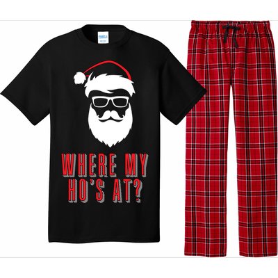 Where My Ho's At? Funny Xmas Pajama Set