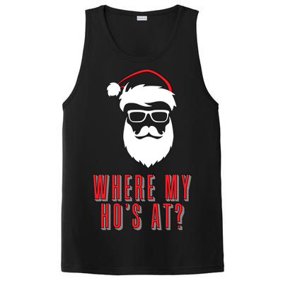 Where My Ho's At? Funny Xmas PosiCharge Competitor Tank