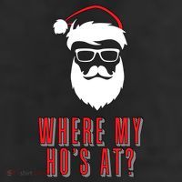 Where My Ho's At? Funny Xmas Trucker Hat