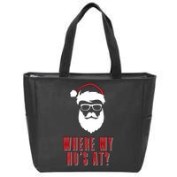 Where My Ho's At? Funny Xmas Zip Tote Bag