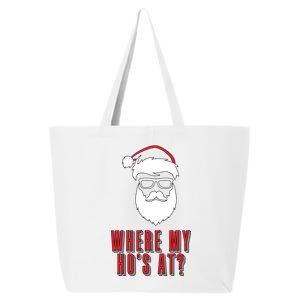 Where My Ho's At? Funny Xmas 25L Jumbo Tote