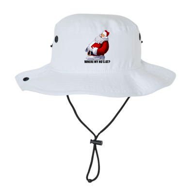 Where My Ho's At? Santa Quote Legacy Cool Fit Booney Bucket Hat