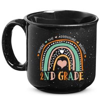 Where The Adventure Begins 2nd Grade 15oz Campfire Ceramic Mug