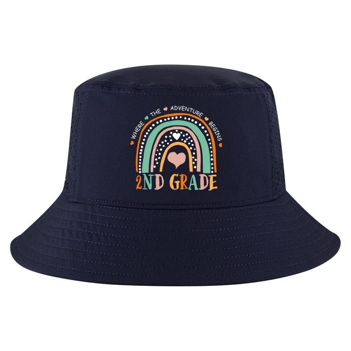 Where The Adventure Begins 2nd Grade Cool Comfort Performance Bucket Hat
