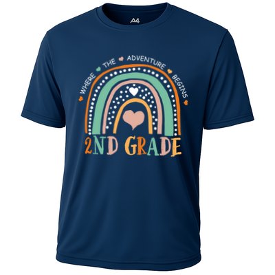 Where The Adventure Begins 2nd Grade Performance Shirt