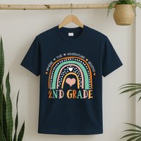 Where The Adventure Begins 2nd Grade T-Shirt