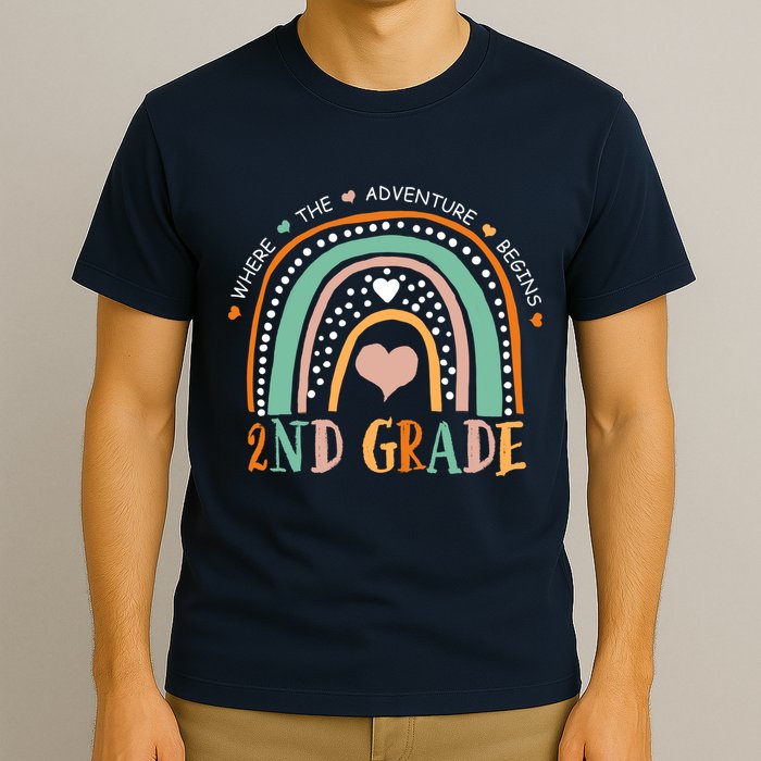 Where The Adventure Begins 2nd Grade T-Shirt