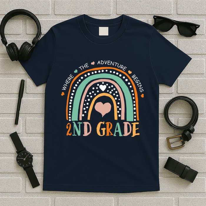 Where The Adventure Begins 2nd Grade T-Shirt