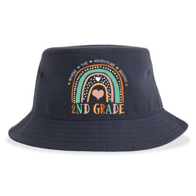 Where The Adventure Begins 2nd Grade Sustainable Bucket Hat