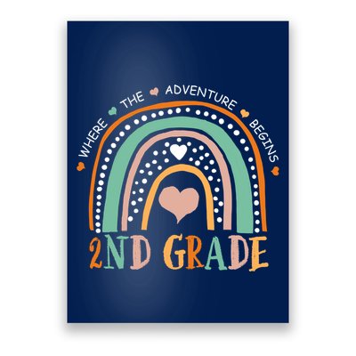 Where The Adventure Begins 2nd Grade Poster