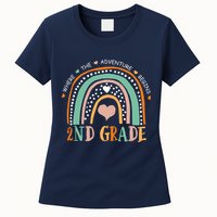 Where The Adventure Begins 2nd Grade Womens T-Shirt
