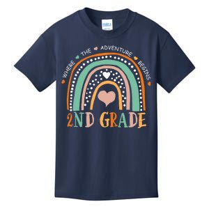 Where The Adventure Begins 2nd Grade Kids T-Shirt