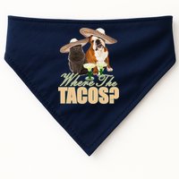 Where The Tacos? Cat Dog USA-Made Doggie Bandana