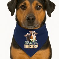 Where The Tacos? Cat Dog USA-Made Doggie Bandana