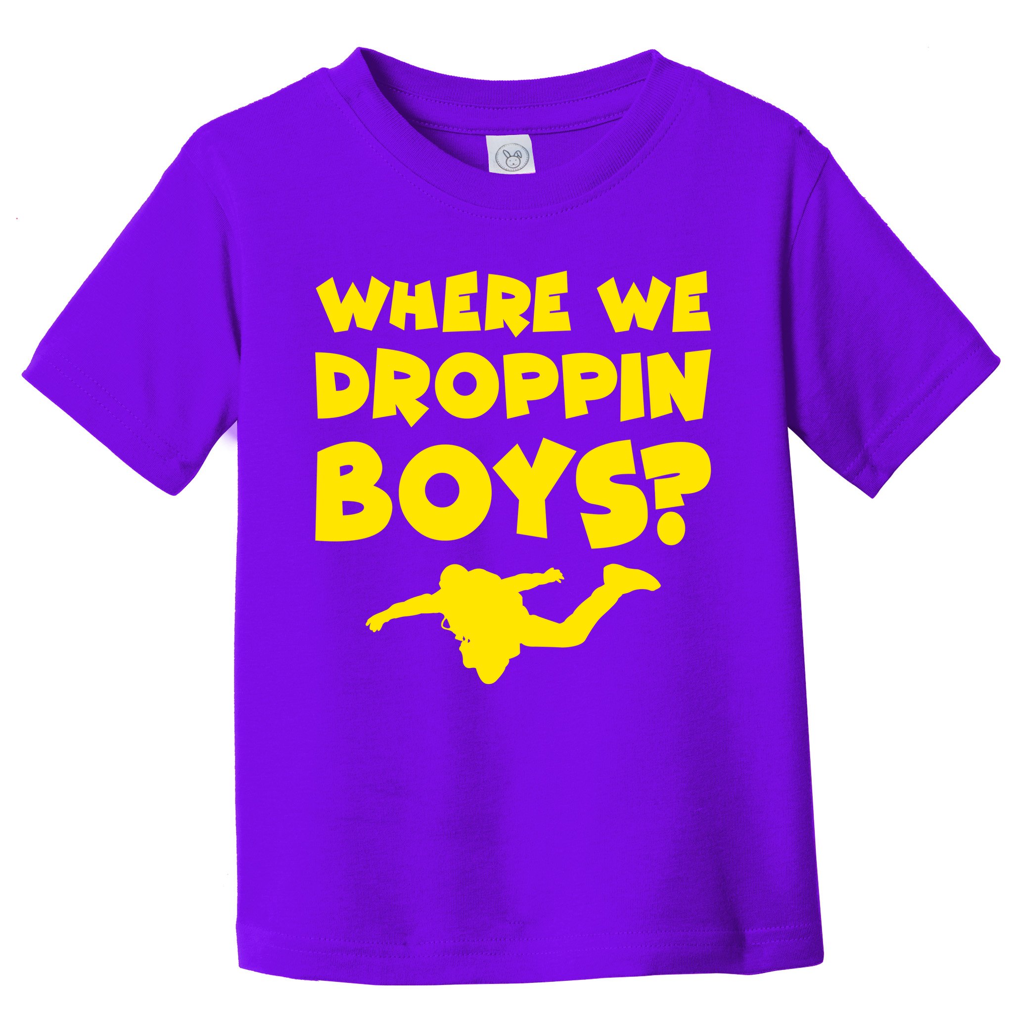Where We Droppin Boys Funny Gamer Toddler T-Shirt
