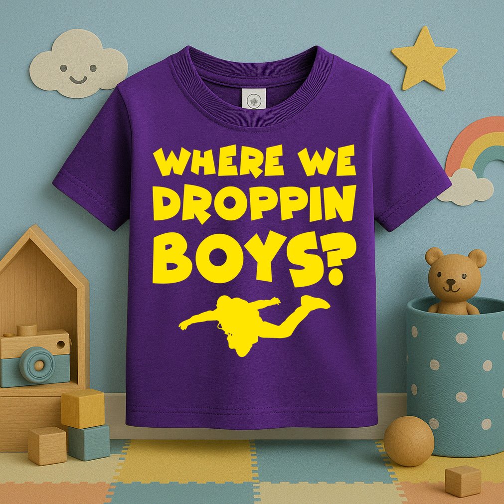 Where We Droppin Boys Funny Gamer Toddler T-Shirt