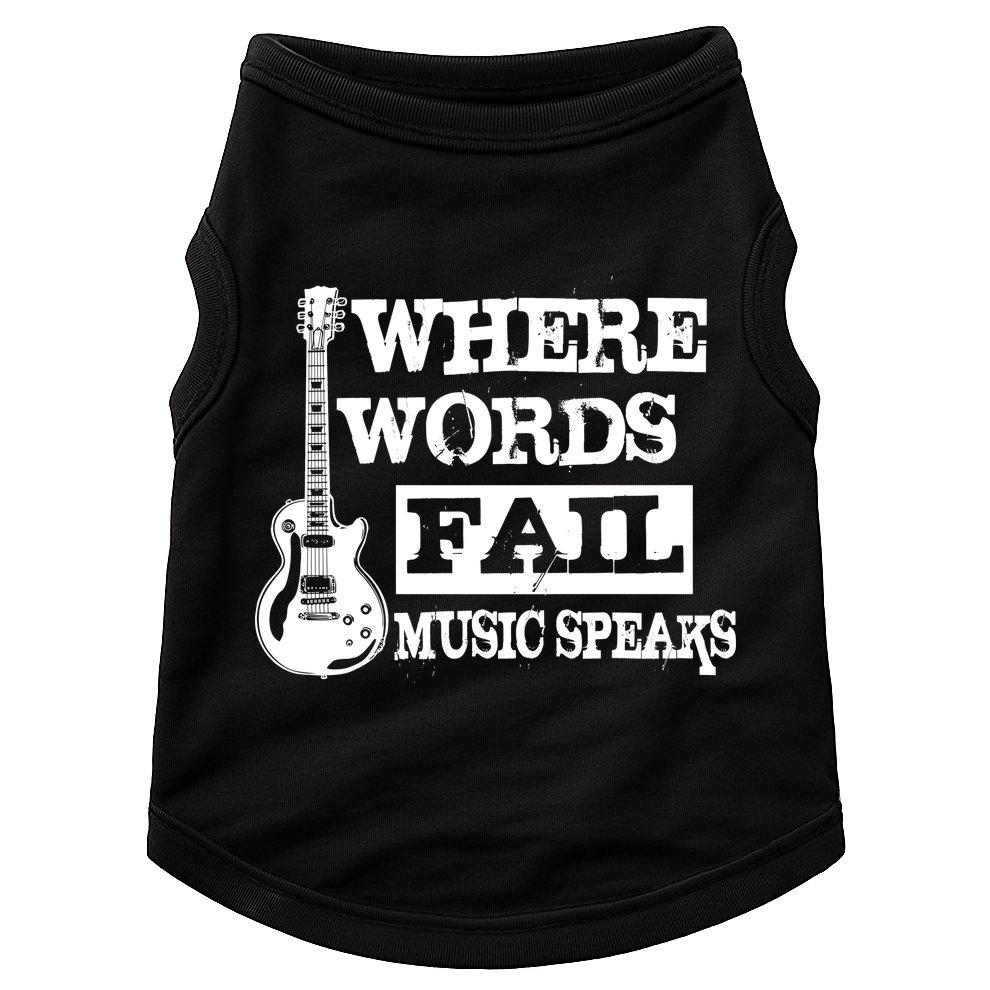 Where Words Fail Music Speaks Doggie Tank