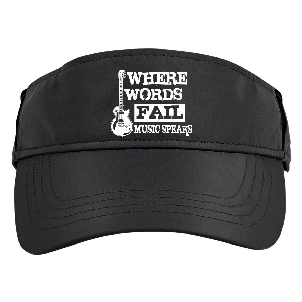 Where Words Fail Music Speaks Adult Drive Performance Visor
